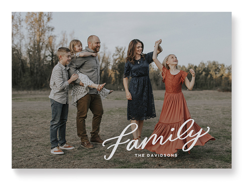 Family Letters Wall Art, No Frame, Single piece, Mounted, 10x14, White