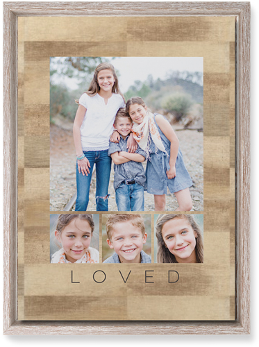 Four Real Wall Art, Rustic, Single piece, Mounted, 10x14, Beige