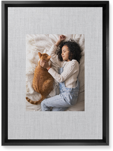 Full Frame One Wall Art, Black, Single piece, Mounted, 10x14, White, white