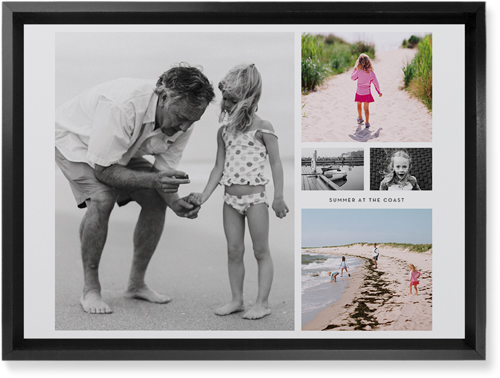 Hero Collage Landscape Wall Art, Black, Single piece, Mounted, 10x14, Multicolor, multi