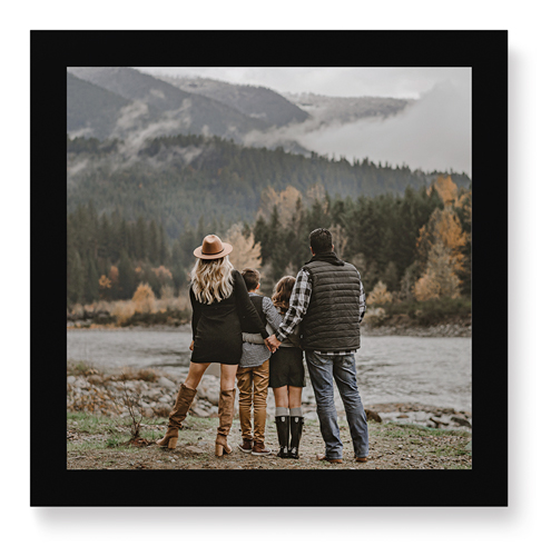 Simple Gallery of One Border Wall Art, No Frame, Single piece, Mounted, 12x12, Multicolor, multi