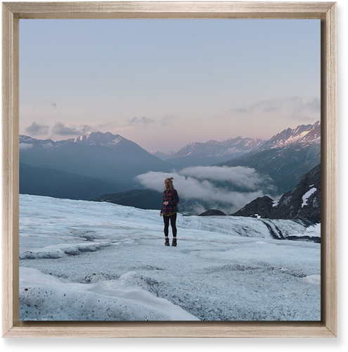 Photo Gallery Square Wall Art, Metallic, Single piece, Mounted, 12x12, Multicolor