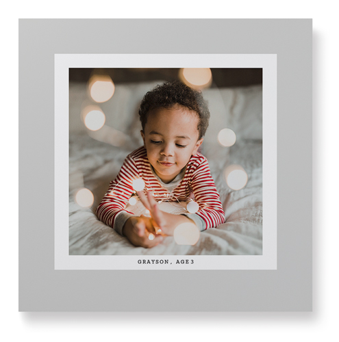 Frame Up Wall Art, No Frame, Single piece, Mounted, 12x12, Gray, silver lining