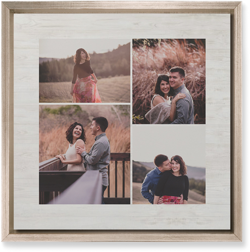 Four Winds Wall Art, Metallic, Single piece, Mounted, 12x12, Beige