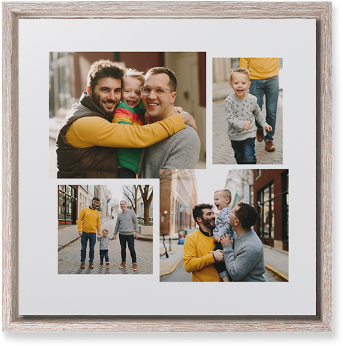 Connect Four Wall Art, Rustic, Single piece, Mounted, 12x12, White, white