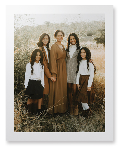 Simple Gallery of One Border Portrait Wall Art, No Frame, Single piece, Mounted, 16x20, Multicolor, multi