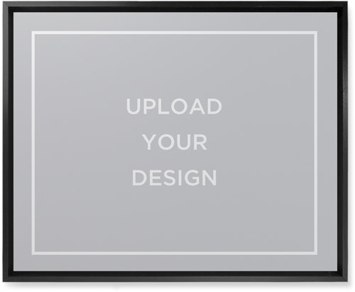 Upload Your Own Design Landscape Wall Art, Black, Single piece, Mounted, 16x20, Multicolor, multi