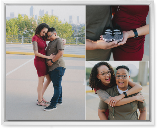 Three Piece Wall Art, White, Single piece, Mounted, 16x20, Multicolor, multi