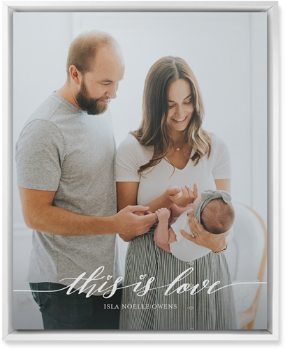 Love Is Portrait Wall Art, White, Single piece, Mounted, 16x20, White