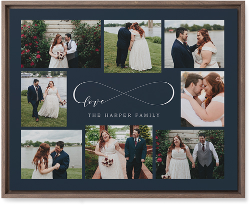 Sweet Moments Wall Art, Walnut, Single piece, Mounted, 16x20, Black, silhouette