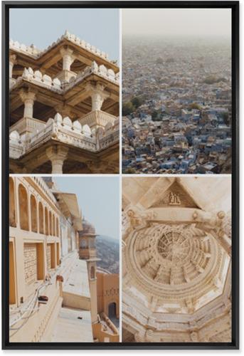 Four Top Wall Art, Black, Single piece, Mounted, 20x30, Multicolor, multi