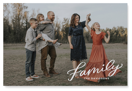 Family Letters Wall Art, No Frame, Single piece, Mounted, 20x30, White, white