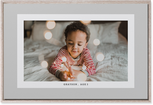 Frame Up Wall Art, Rustic, Single piece, Mounted, 20x30, Gray