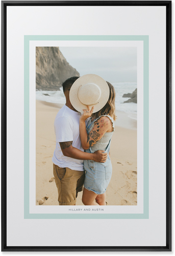 Freeze Frame Wall Art, Black, Single piece, Mounted, 20x30, Green, mint