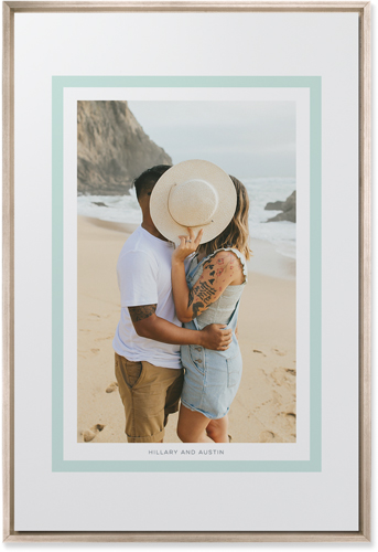 Freeze Frame Wall Art, Metallic, Single piece, Mounted, 20x30, Green, mint