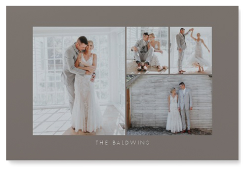 Four Corners Wall Art, No Frame, Single piece, Mounted, 20x30, Gray, ash