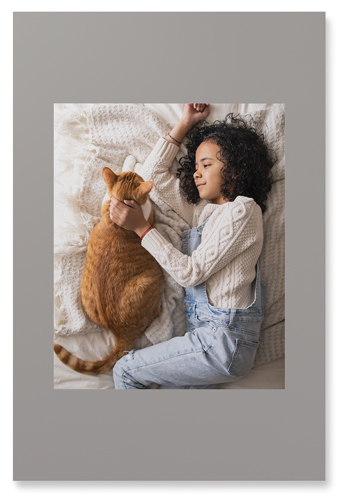 Full Frame One Wall Art, No Frame, Single piece, Mounted, 20x30, Gray