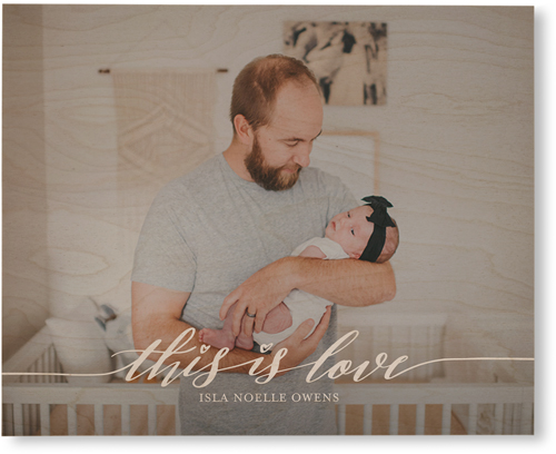 Love Is Wall Art, Single piece, Wood, 16x20, White, white