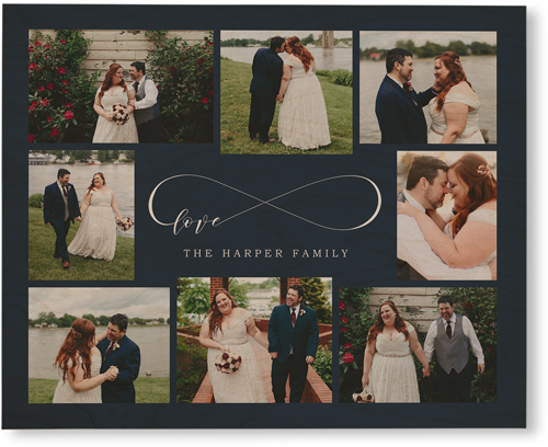 Sweet Moments Wall Art, Single piece, Wood, 16x20, Black, silhouette