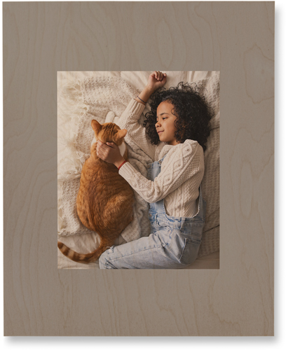 Full Frame One Wall Art, Single piece, Wood, 16x20, Gray, stone