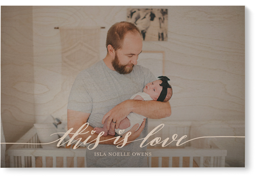 Love Is Wall Art, Single piece, Wood, 20x30, White