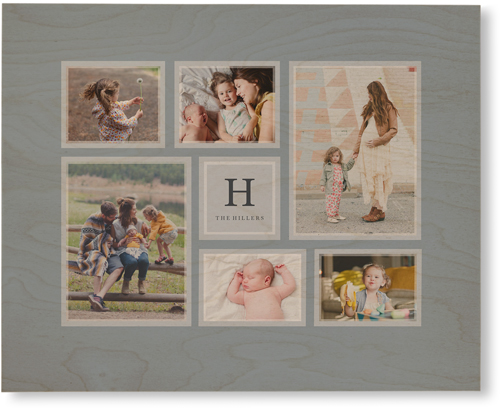 Classic Chic Wall Art, Single piece, Wood, 8x10, Gray