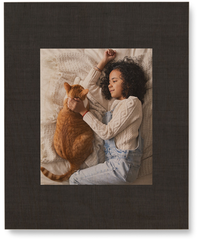 Full Frame One Wall Art, Single piece, Wood, 8x10, Black