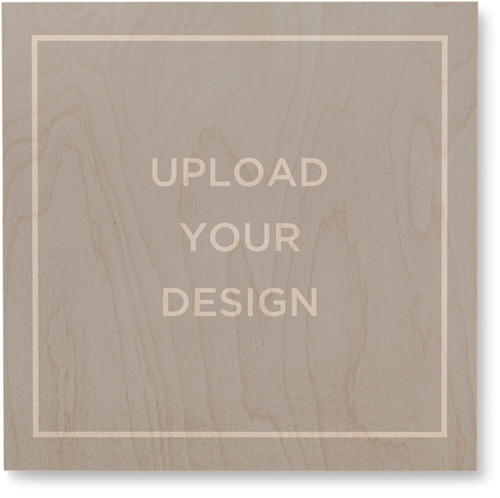 Upload Your Own Design Landscape Wall Art, Single piece, Wood, 16x16, Multicolor