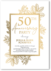 50th wedding anniversary invitations