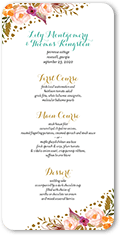 Wedding Menu Cards Shutterfly