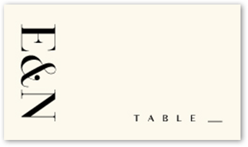 Arched Rehearsal Wedding Place Card, Beige, Placecard, Matte, Signature Smooth Cardstock, Antique White