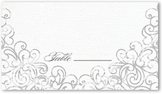 dazzling lace wedding place card