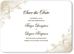 Save The Date Cards Wedding Save The Dates Shutterfly Page 1