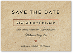 tiny prints save the date