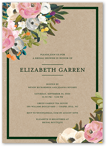 Blank Bridal Shower Invitations | Shutterfly