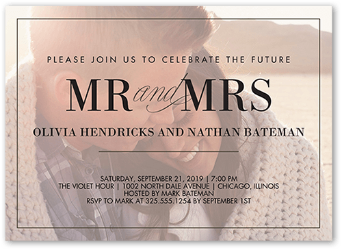Elegant Engagement Announcements