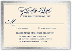 Wedding Rsvp Cards Response Cards Shutterfly