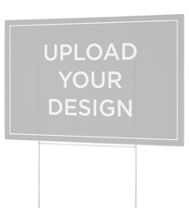 upload your own design yard sign