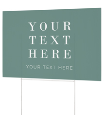 your text here yard sign