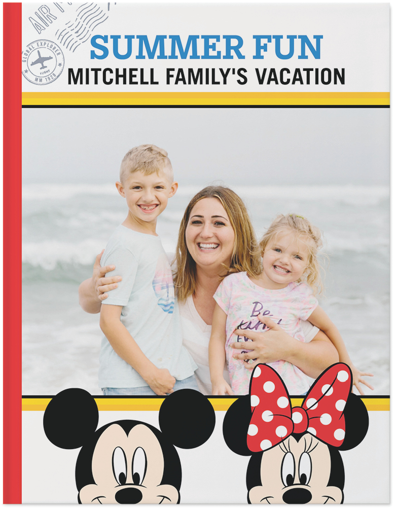 Disney Family Adventures Photo Book, 11x8, Hard Cover, Standard Pages