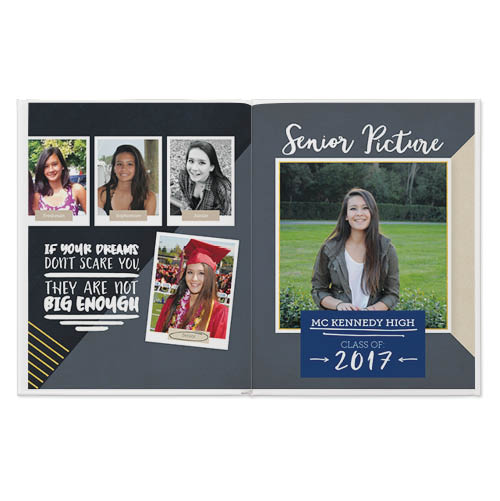 My High School Story Photo Book, 11x8, Soft Cover, Standard Pages