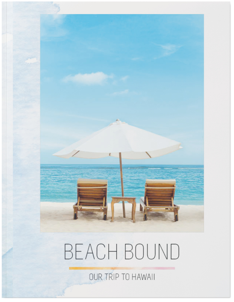 Beach Bliss Photo Book, 11x8, Soft Cover, Standard Pages