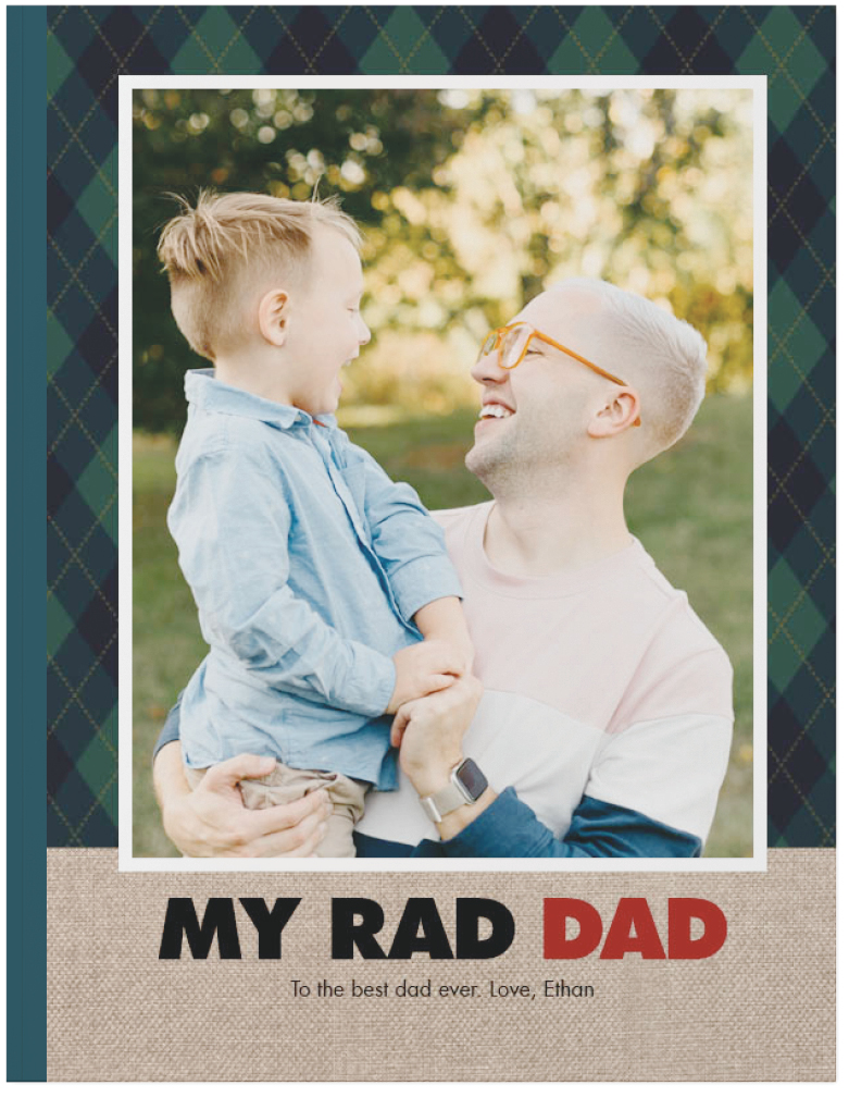 Best Dad Ever Photo Book, 11x8, Soft Cover, Standard Pages