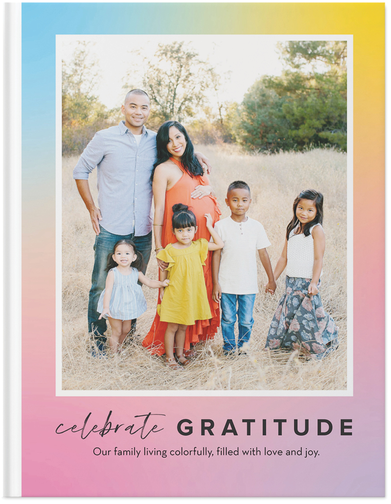 Colorful Gradients Photo Book, 11x8, Hard Cover, Standard Pages