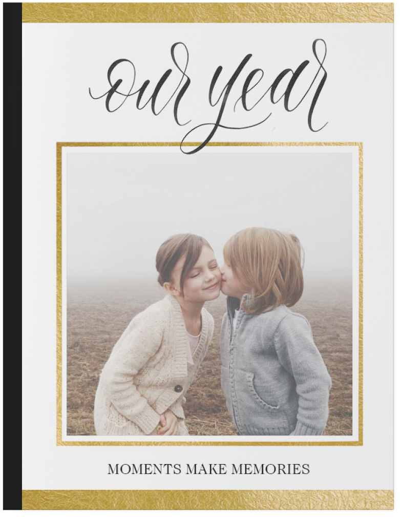 Elegantly Scripted Year In Review Photo Book, 11x8, Soft Cover, Standard Pages