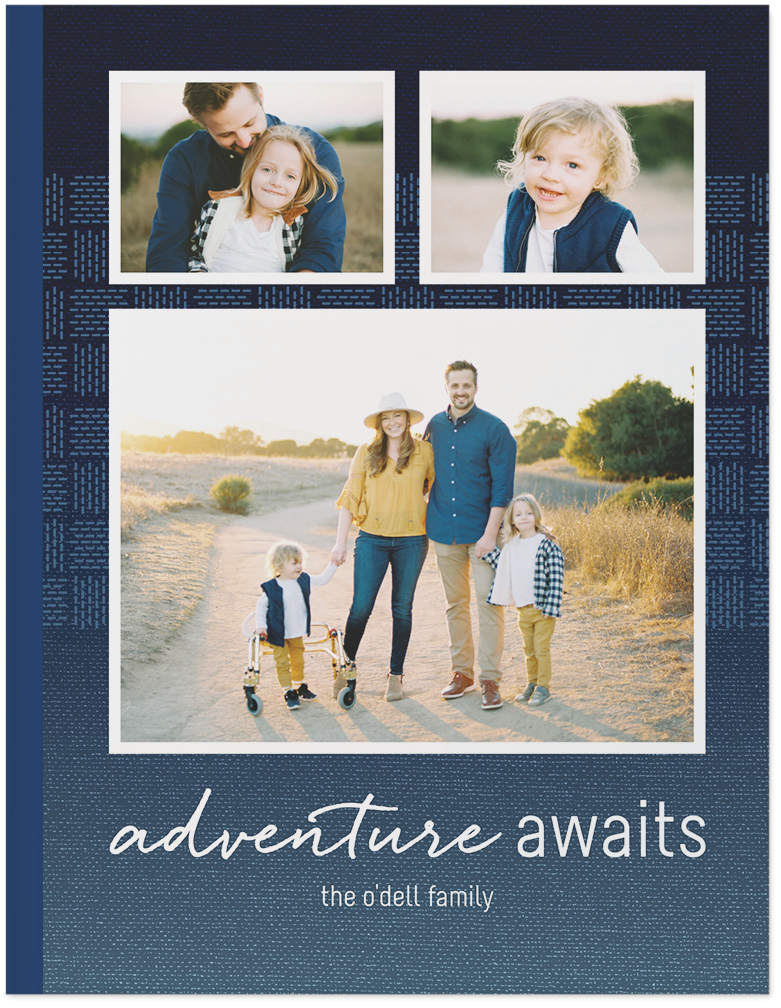 Everyday Indigo Photo Book, 11x8, Hard Cover - Glossy, PROFESSIONAL 6 COLOR PRINTING, Standard Pages