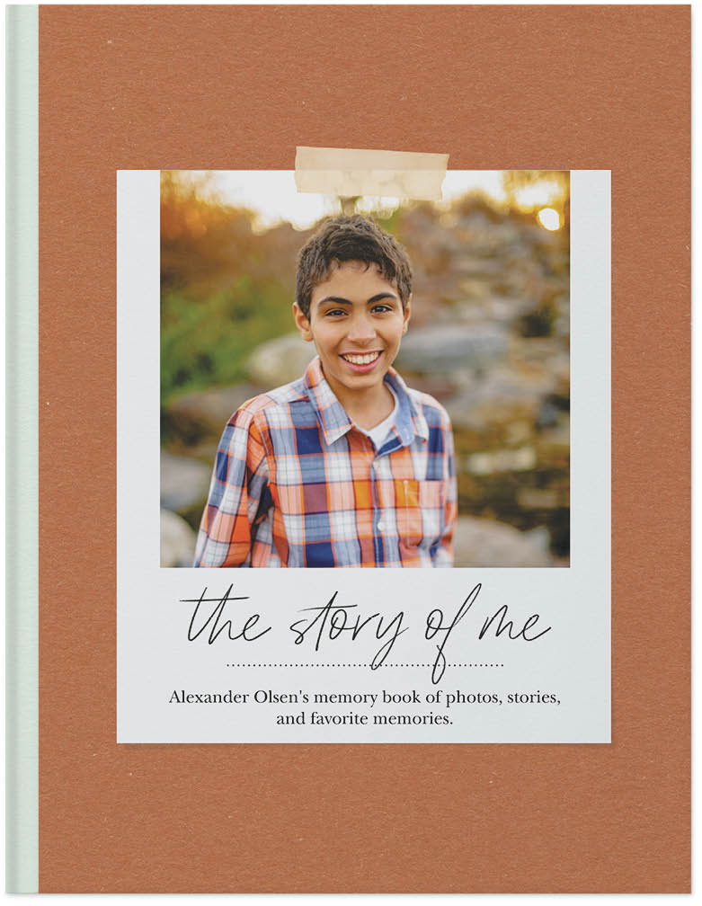 The Story of Me Photo Book, 11x8, Hard Cover - Glossy, Standard Pages