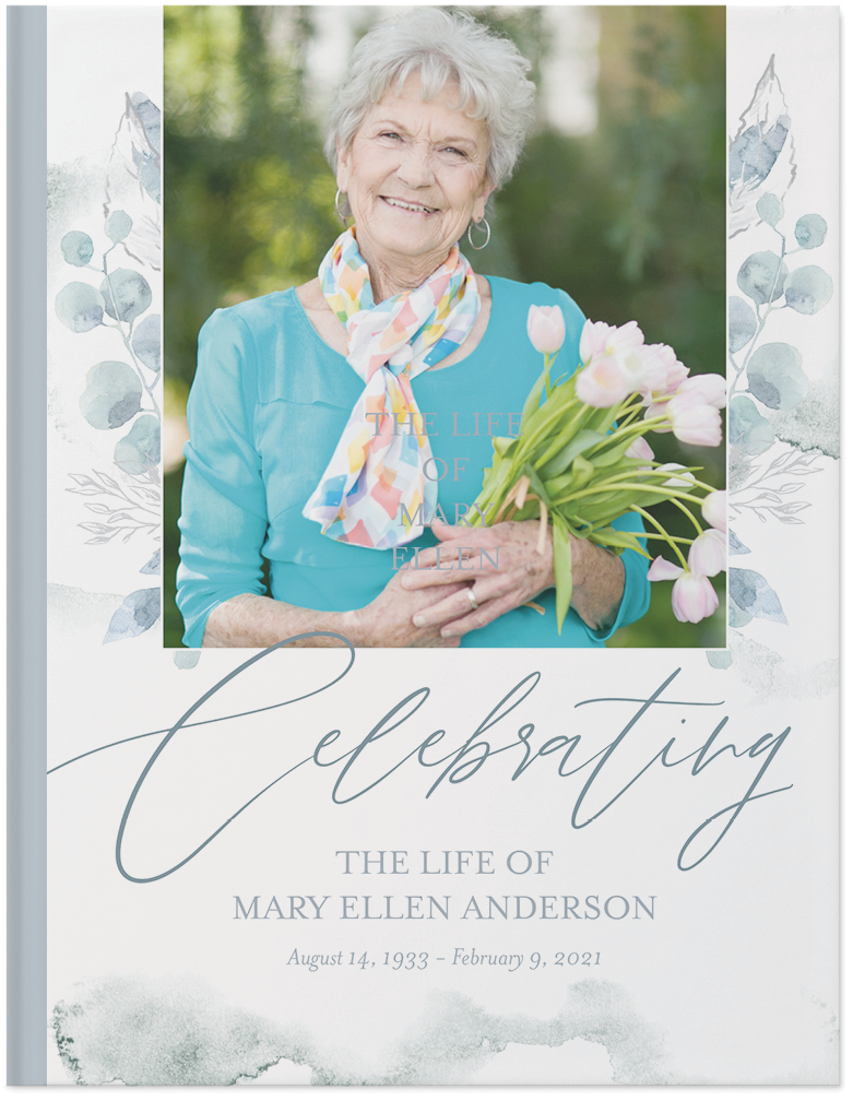 Celebration of Life by Sarah Hawkins Designs Photo Book, 11x8, Hard Cover, Standard Pages