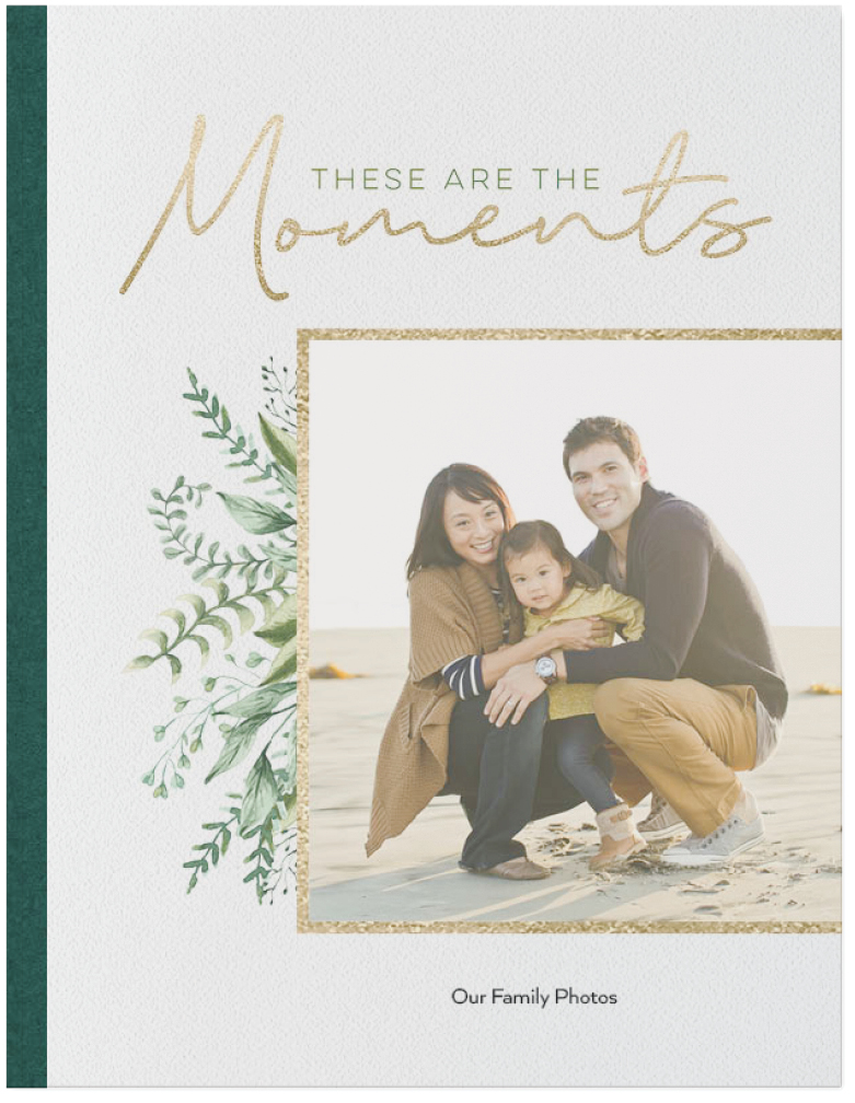 Watercolor Greenery by Sarah Hawkins Designs Photo Book, 11x8, Soft Cover, Standard Pages