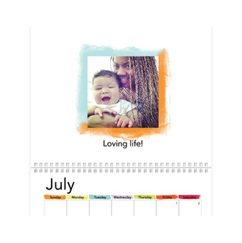 Everyday Happiness Calendar Wall Calendar, 8x11